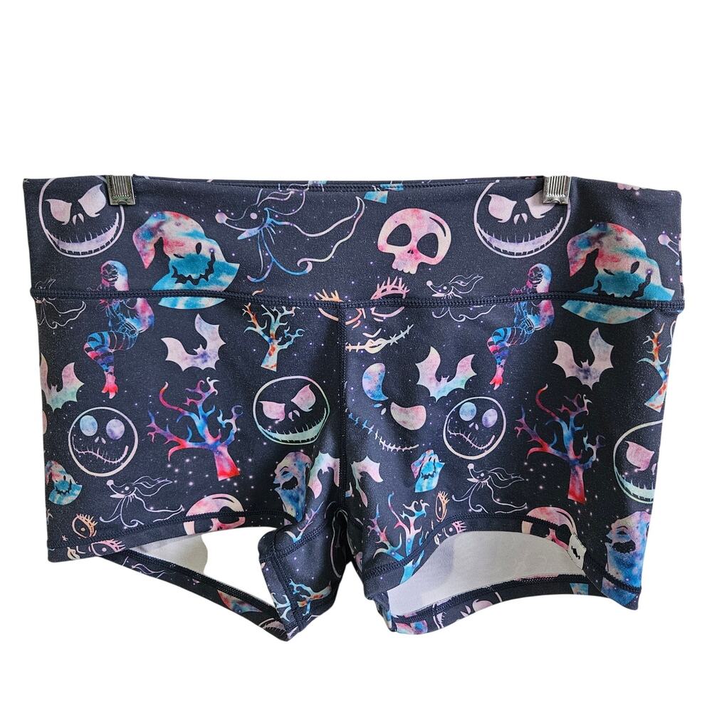 Wodbottom Size XXL CrossFit Shortie Shorts Spooky Nightmare Before Christmas